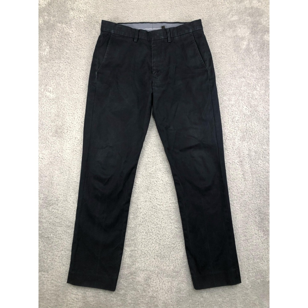 J Crew Pants Mens 31x30 (Tag 30x30) Navy Blue Bowery Slim Chino *Flaw